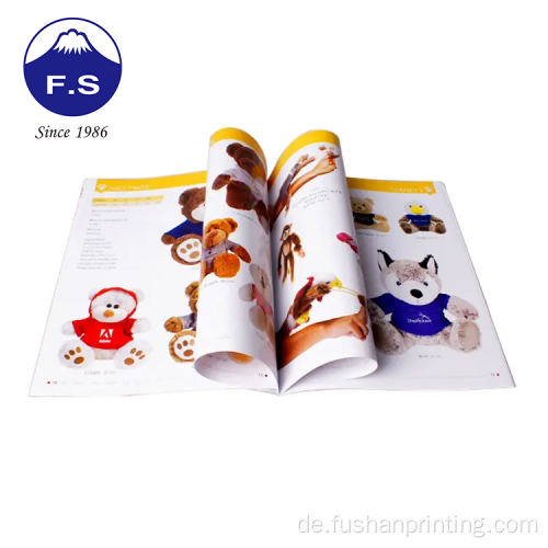 Drucken von A4 Soft Cover Full Color Product Catalog